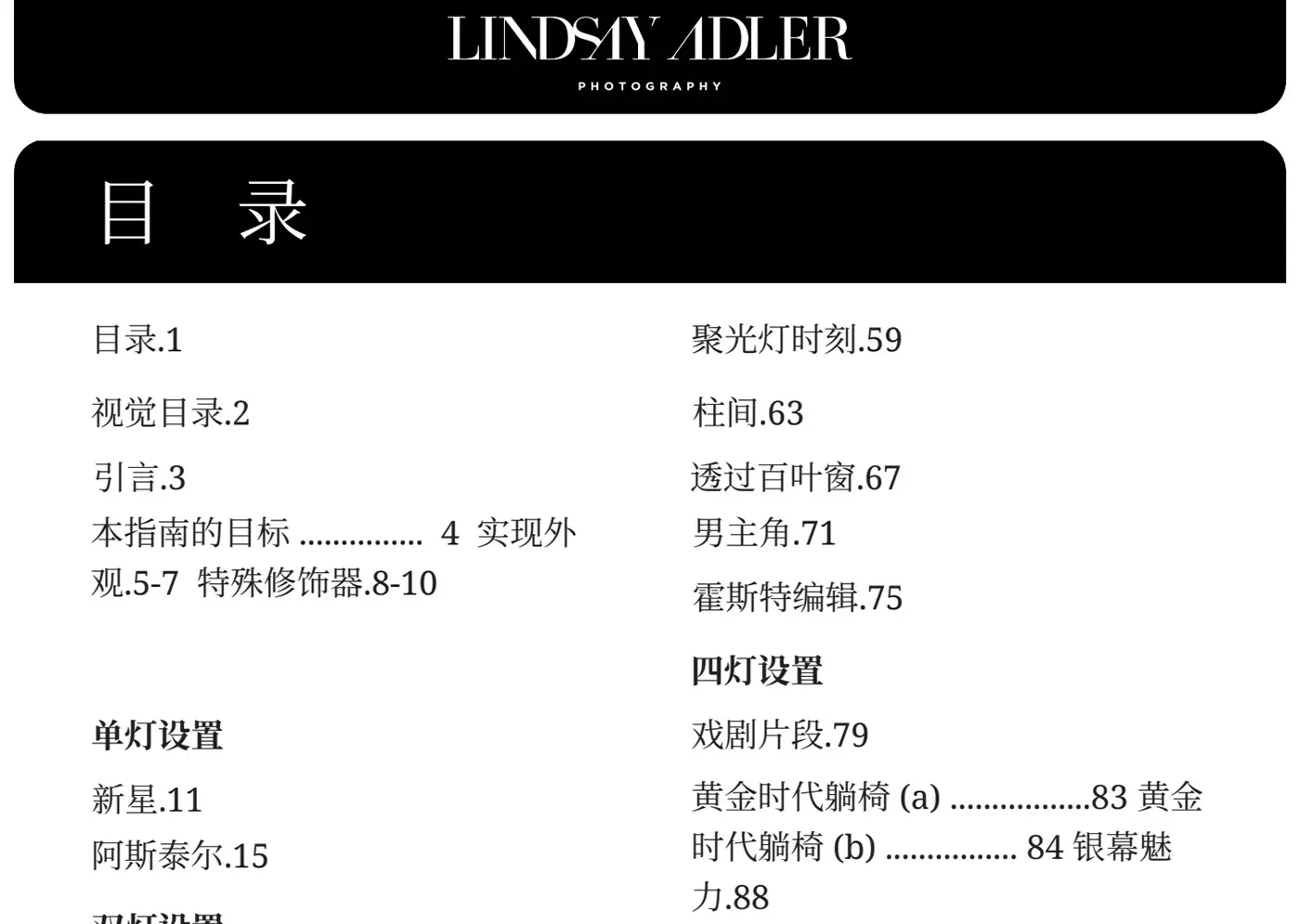 图片[4]-Lindsay Adler - 永恒好莱坞人像布光图指南 -精翻PDF中文教程