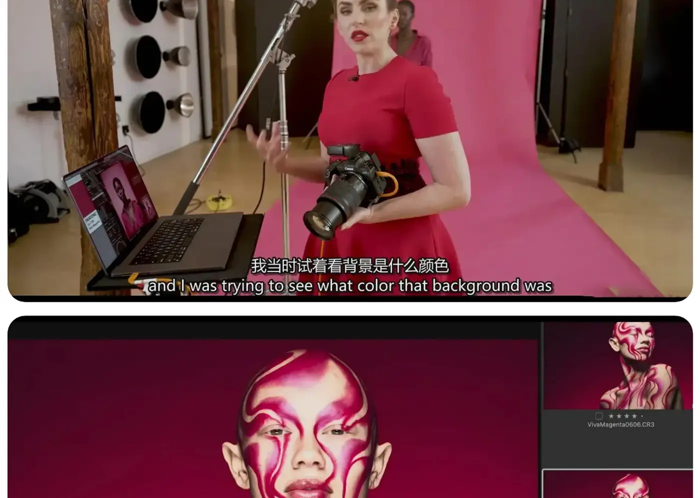 图片[6]-Lindsay Adler-Learn 23-潘通年度洋红色彩布光教程-独家精翻中英字幕