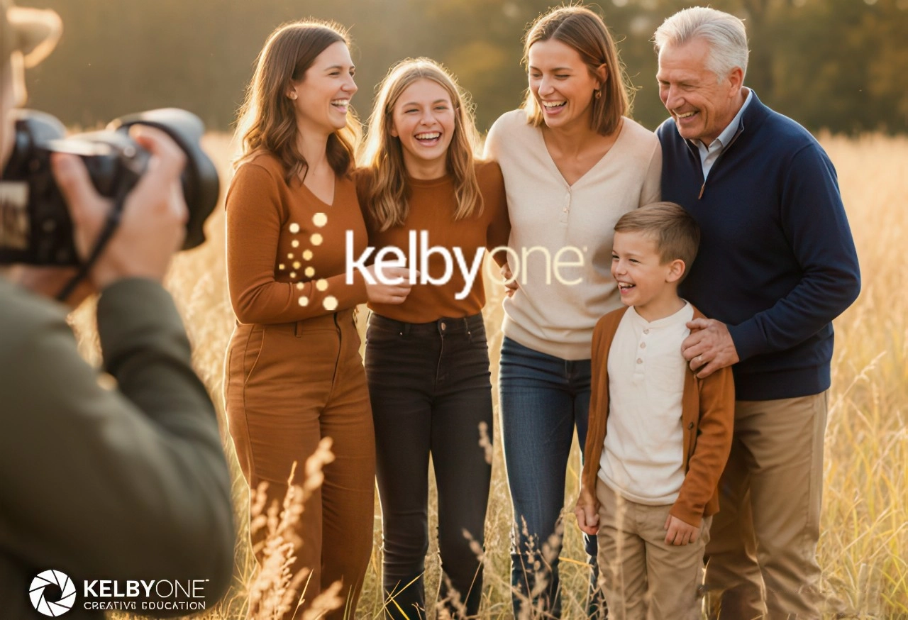 KelbyOne -Tamara Lackey捕捉现代全家福人像摄影技巧教程-中英字幕-美夕摄影