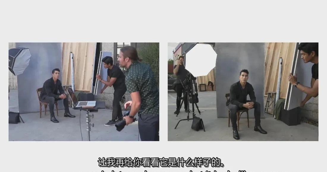 图片[3]-摄影师Felix Kunze现场布光系列一盏灯人像布光教程-中英字幕