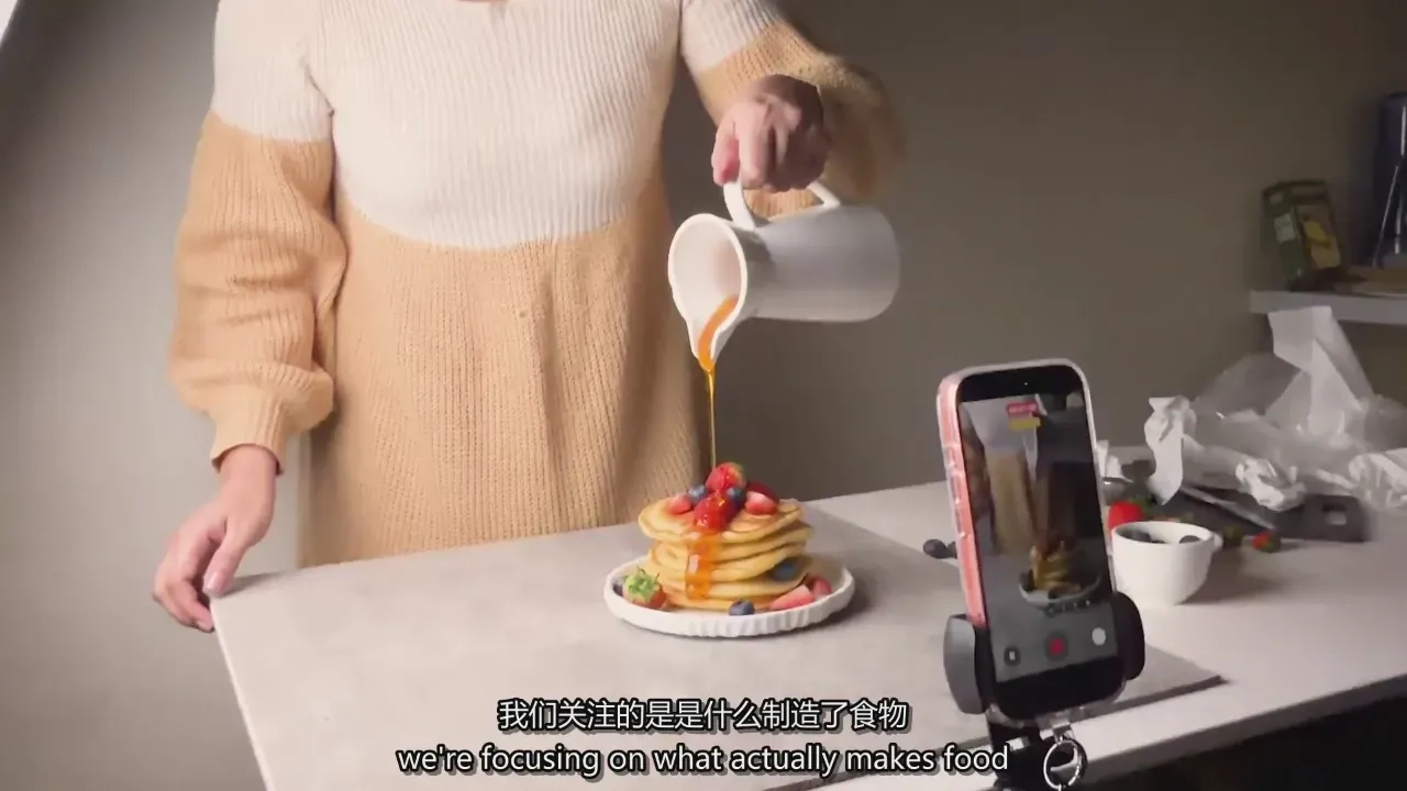 图片[2]-Rose Nene-iPhone美食视频拍摄-让食物在视频中看起来美味-中英字幕