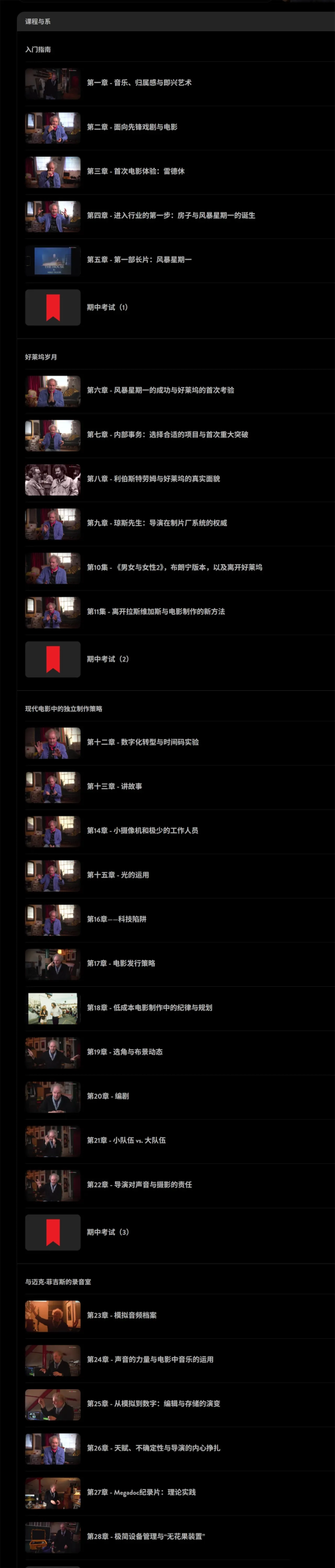 图片[2]-导演 Mike Figgis 好莱坞电影与独立电影制作教程-中英字幕