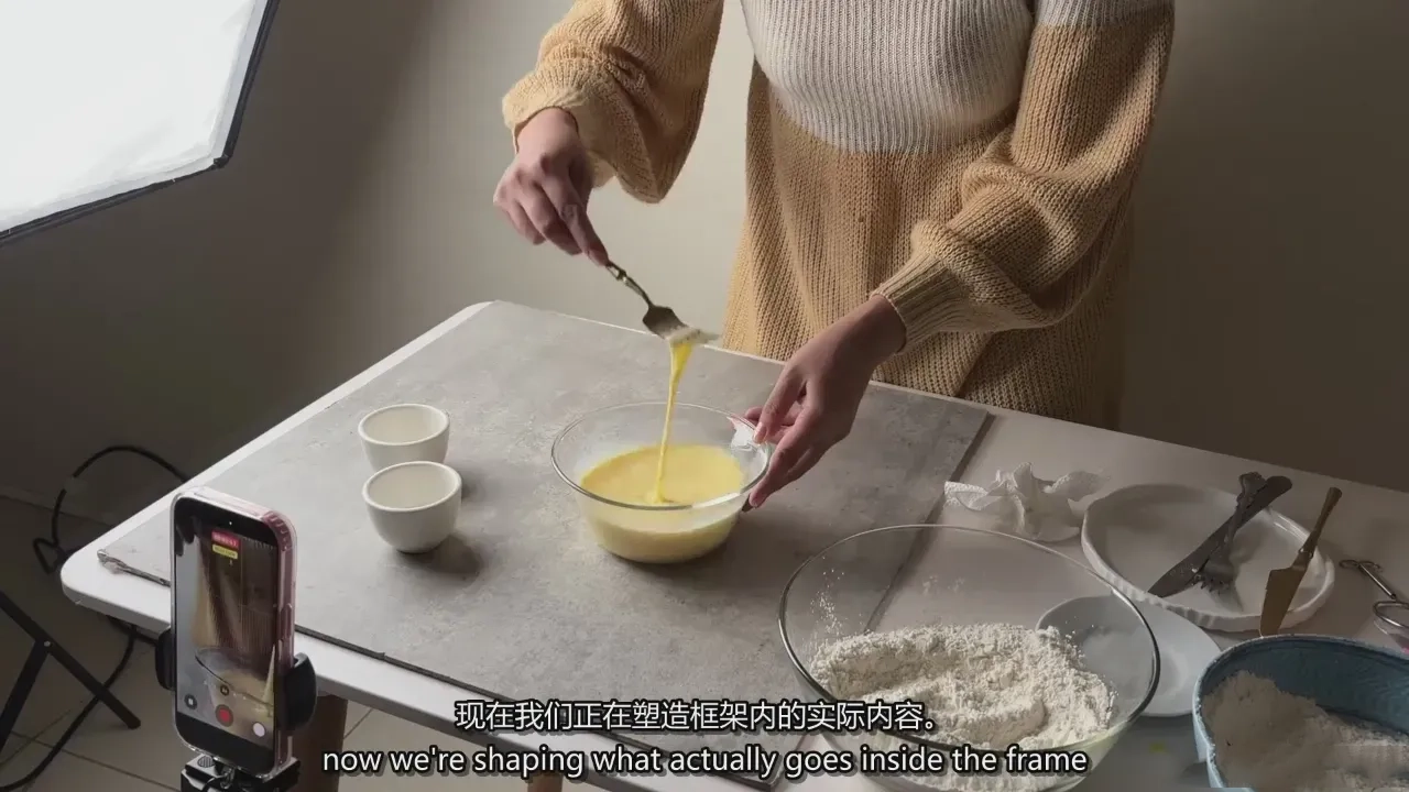 图片[4]-Rose Nene-iPhone美食视频拍摄构图-让人无法抗拒的食物-中英字幕