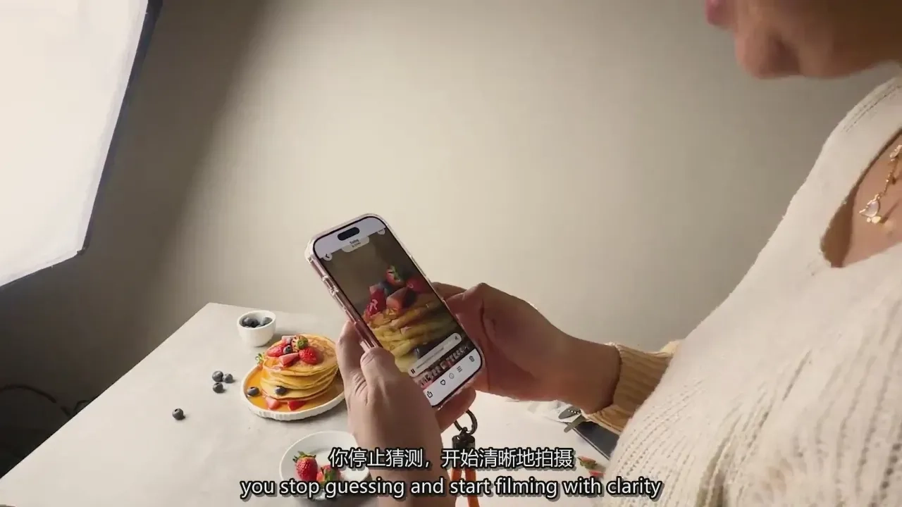 图片[4]-Rose Nene-iPhone美食视频拍摄-让食物在视频中看起来美味-中英字幕