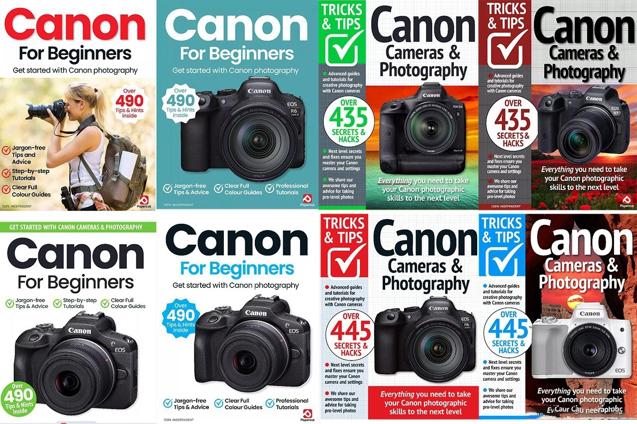 佳能相机初学者指南技巧摄影杂志2024年全年合集 Canon Camera-美夕摄影
