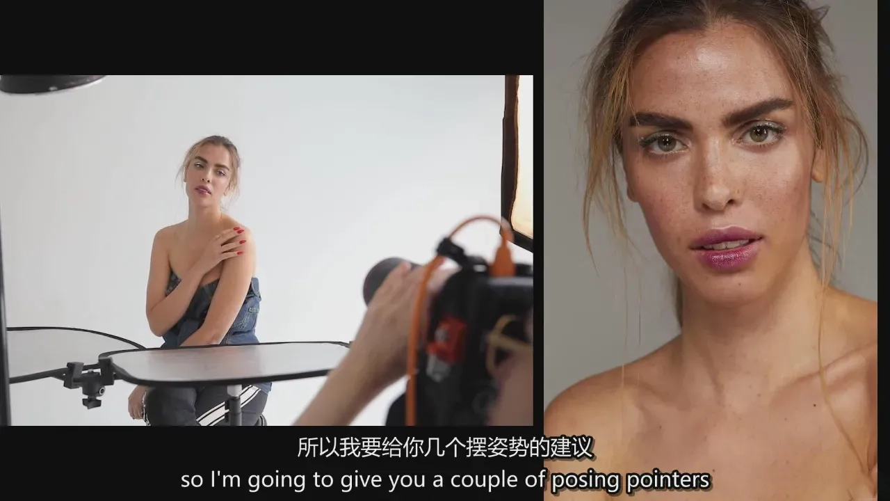 图片[6]-摄影师 Tina Eisen 杂志级时尚妆容美妆艺术人像摄影教程-中英字幕