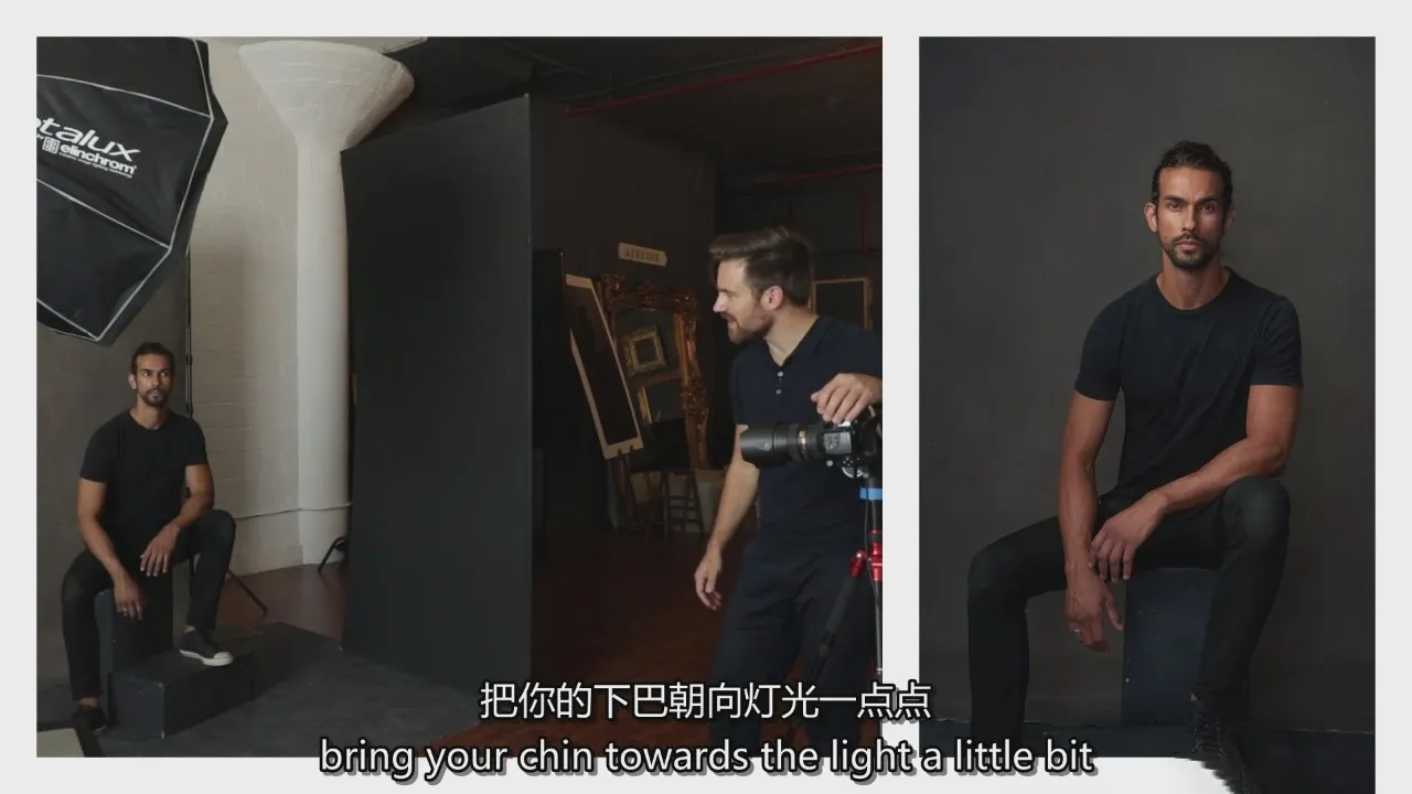 图片[6]-摄影师Felix Kunze标志性的两盏灯时尚人像布光教程-中英字幕