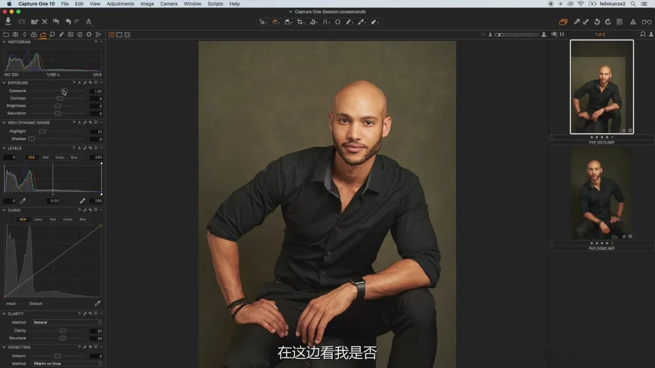 图片[7]-摄影师Felix Kunze小型工作室人像摄影布光设置教程-中英字幕