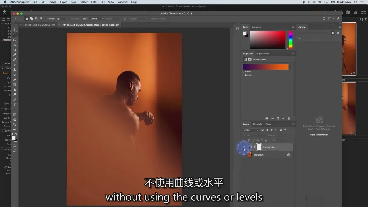 图片[5]-摄影师Felix Kunze两盏灯叠加光线情绪人像布光教程-中英字幕