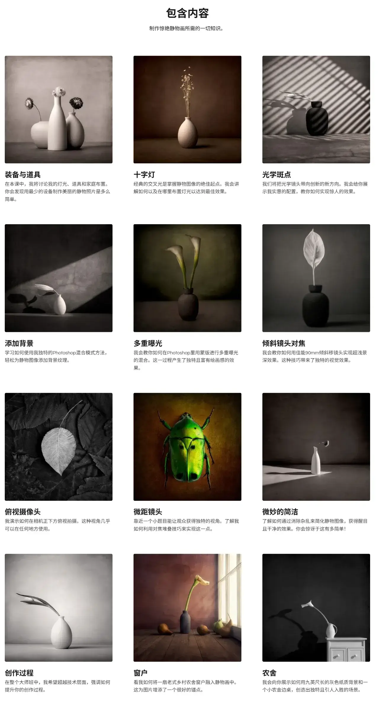 图片[2]-摄影师 Joel Grimes 突破极限静物摄影光的魔法大师班 2-中英字幕