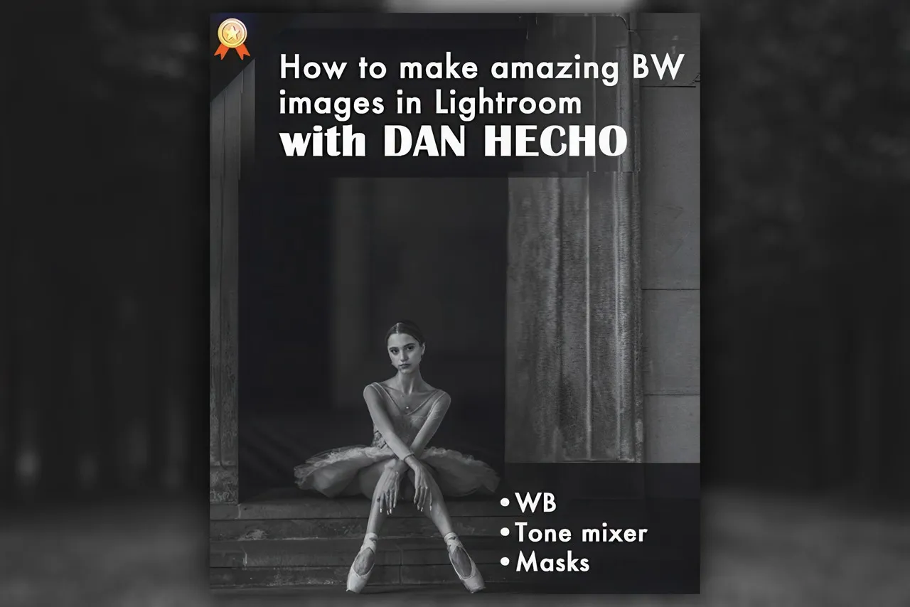 PhotoWhoa - Dan Hecho掌握黑白私房人像单色摄影之路-中英字幕-美夕摄影