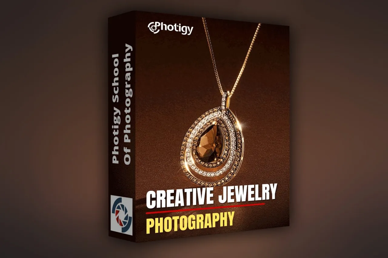 Photigy - 创意珠宝吊坠项链产品摄影布光及后期教程-中英字幕-美夕摄影