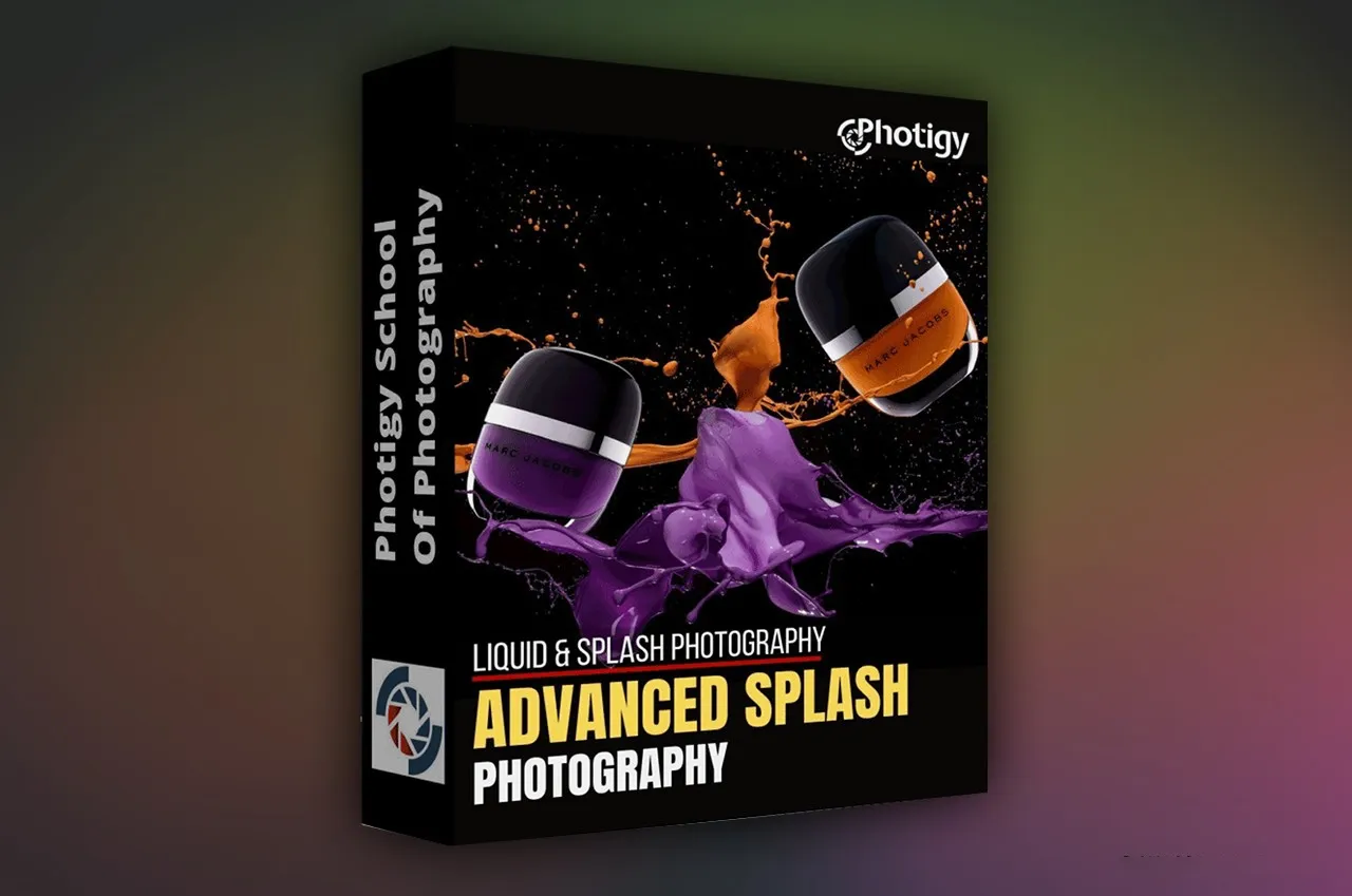 Photigy - 高级广告产品高速闪光喷溅泼墨水花摄影教程-中英字幕-美夕摄影