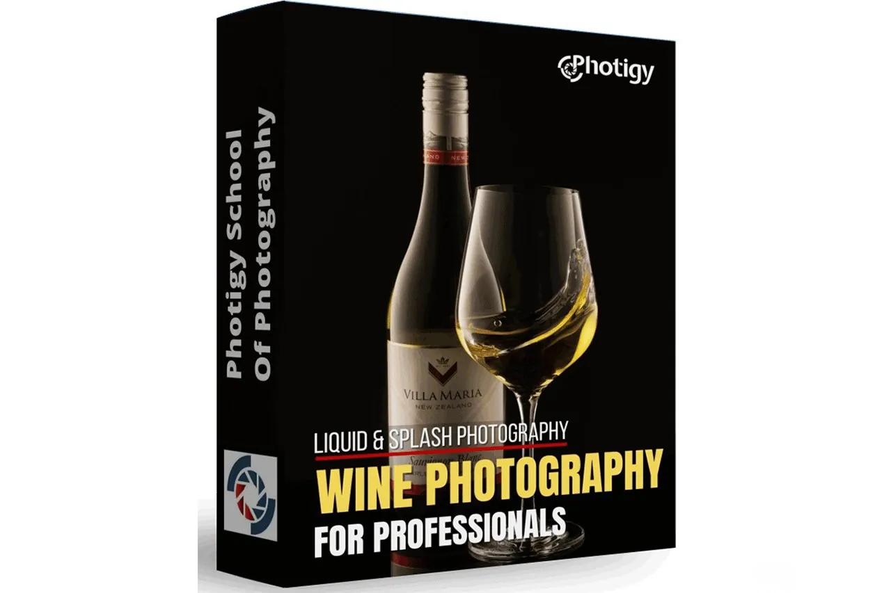 Photigy - 专业葡萄酒摄影布光及产品修图完整教程-中英字幕-美夕摄影