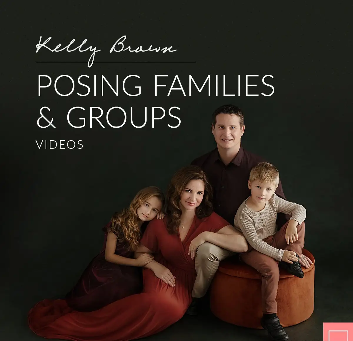 图片[1]-Kelly Brown-家庭人像团体照摆姿构图摄影布光完整教程-中英字幕-美夕摄影