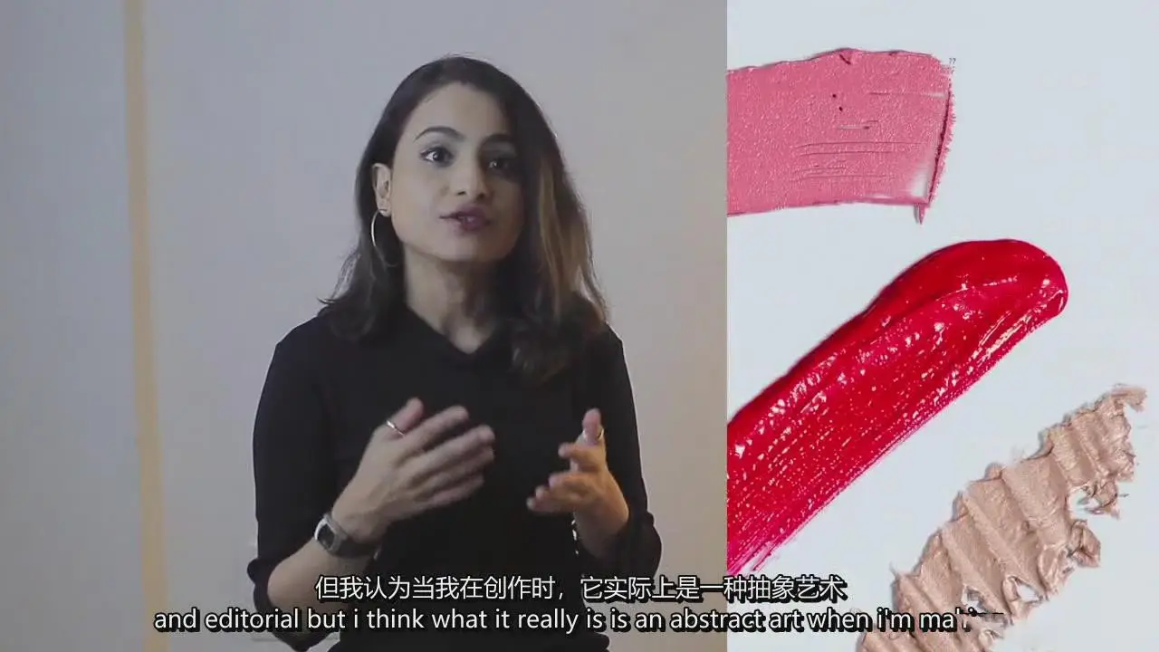 图片[2]-Nehha Deshmukh产品摄影-口红唇膏化妆品样本拍摄及造型-中英字幕-美夕摄影