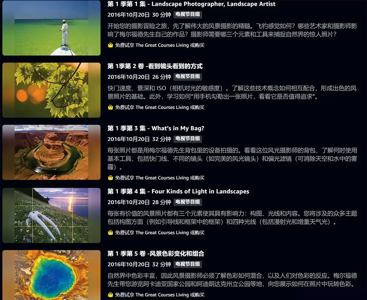 图片[2]-Michael Melford-国家地理风光野生动物摄影完整教程-中英字幕-美夕摄影