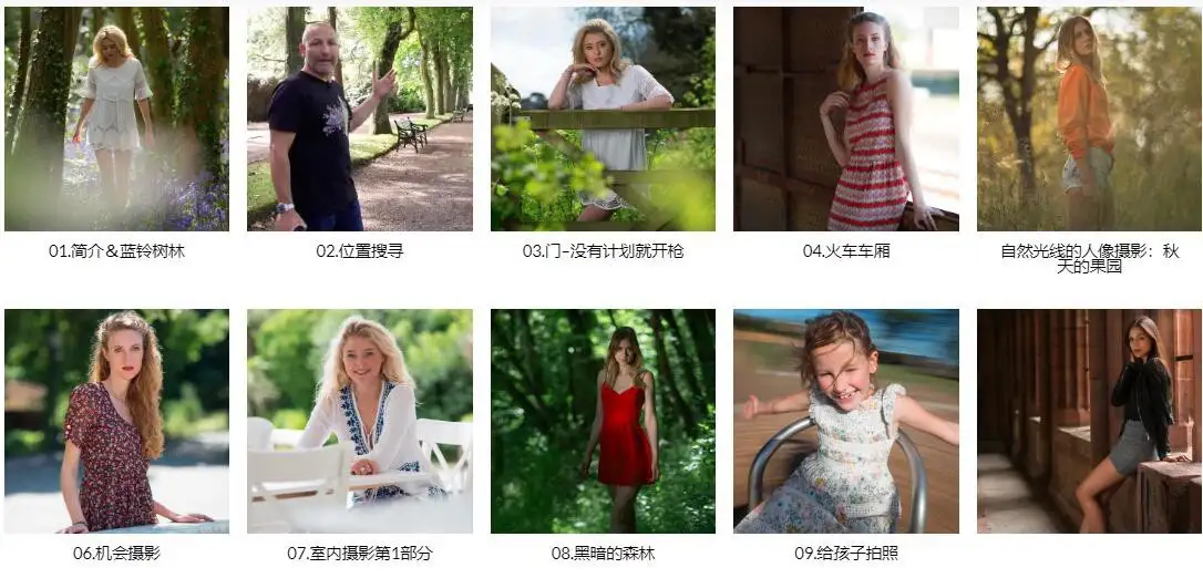 图片[2]-卡尔·泰勒Karl Taylor学习掌握自然光肖像摄影19课完整版-中文字幕-美夕摄影