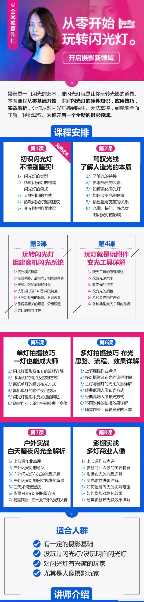图片[2]-高卓鹏-从零基础开始玩转闪光灯-闪光灯布光教程-美夕摄影