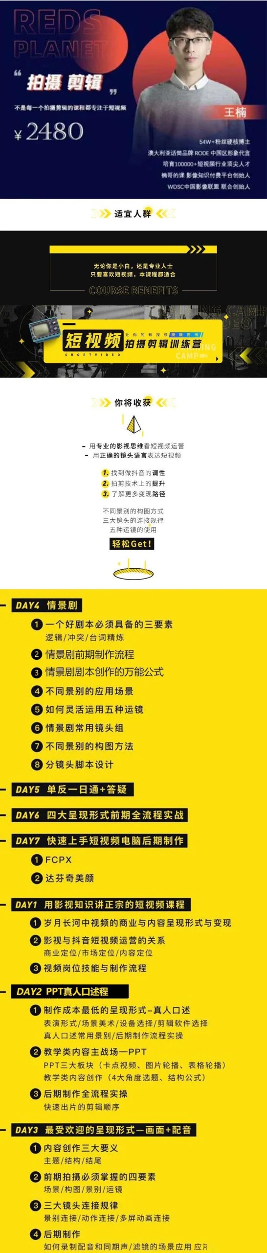 图片[2]-王楠·社交媒体短视频拍摄+视频剪辑训练营完整中文教程 -美夕摄影