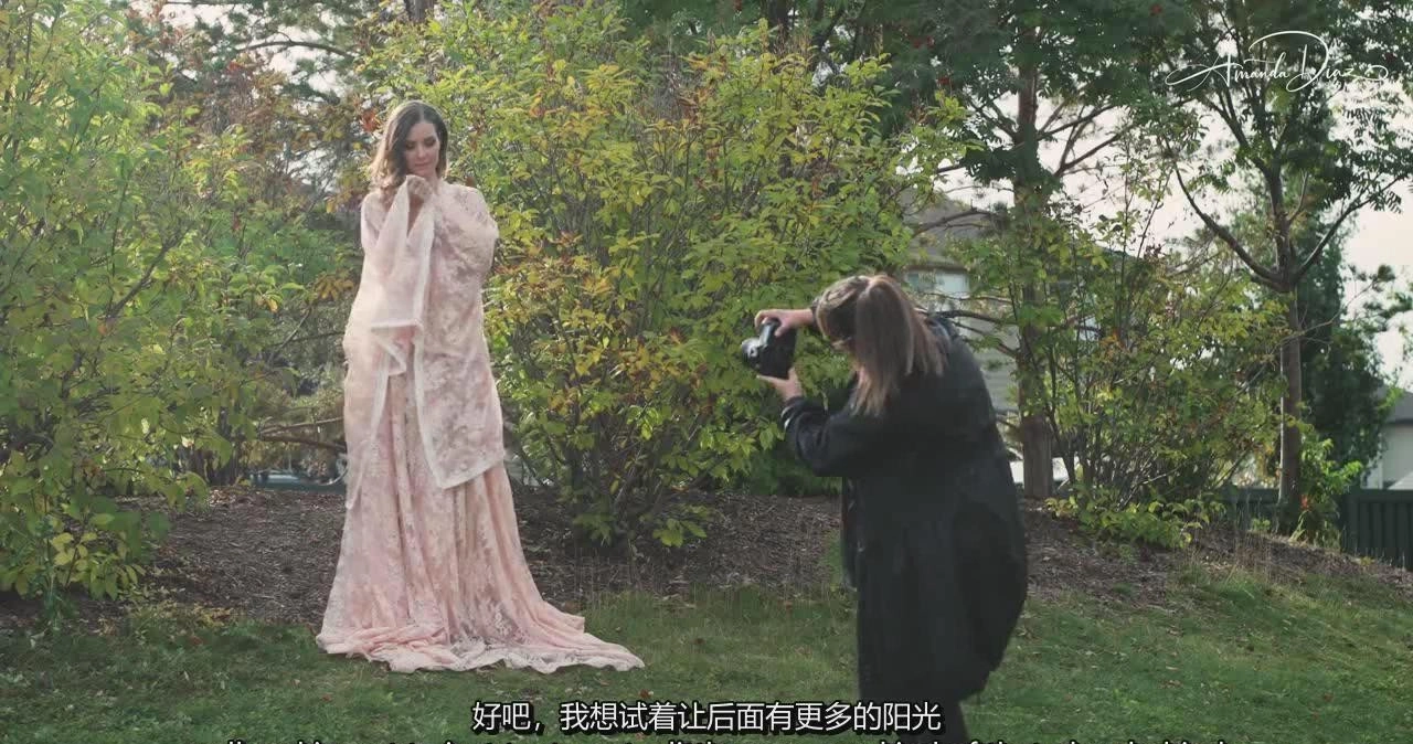 图片[4]-Amanda Diaz-柔和复古浪漫人像摄影及后期大师班教程-中英字幕