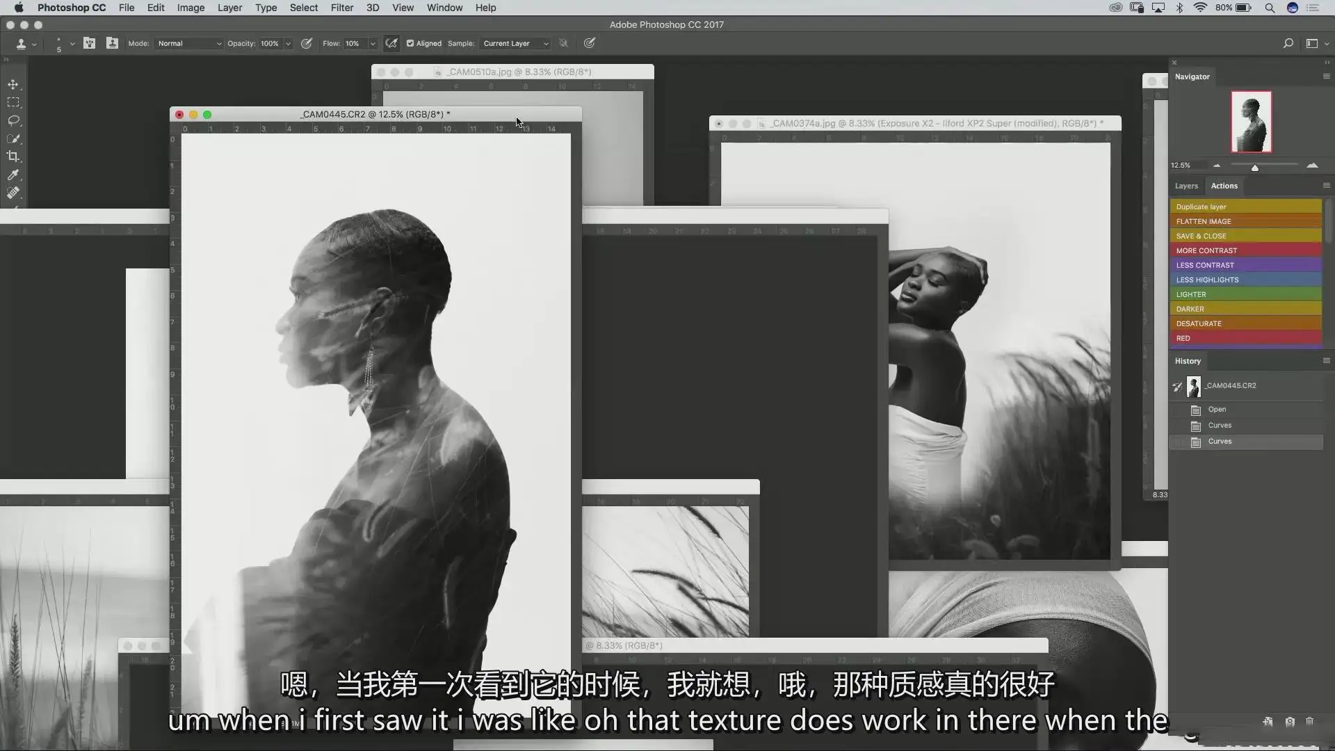 图片[6]-摄影师Sue Bryce创意双重曝光人像摄影布光及后期教程-中文字幕-美夕摄影