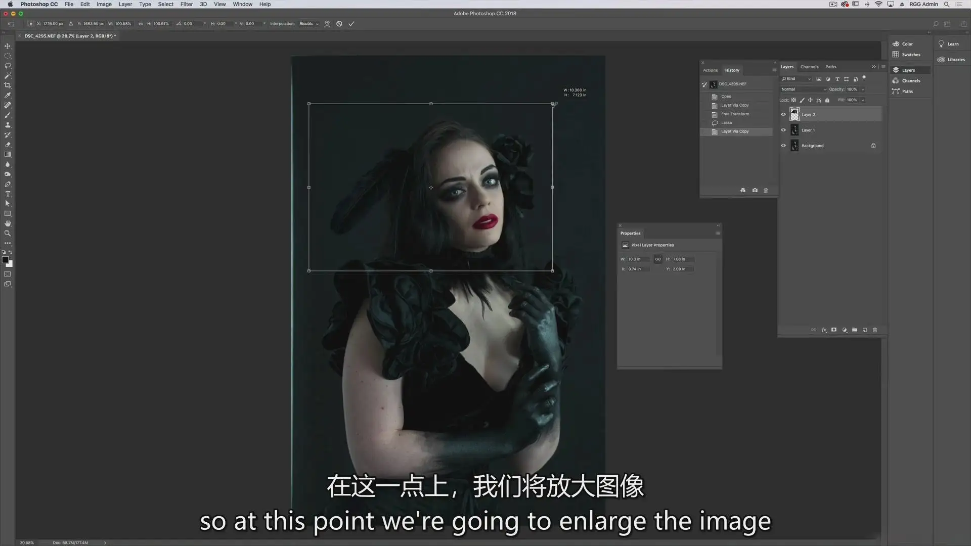 图片[7]-PROEDU-Kelly Robitaille超现实肖像画造型与修饰教程-独家中英字幕-美夕摄影