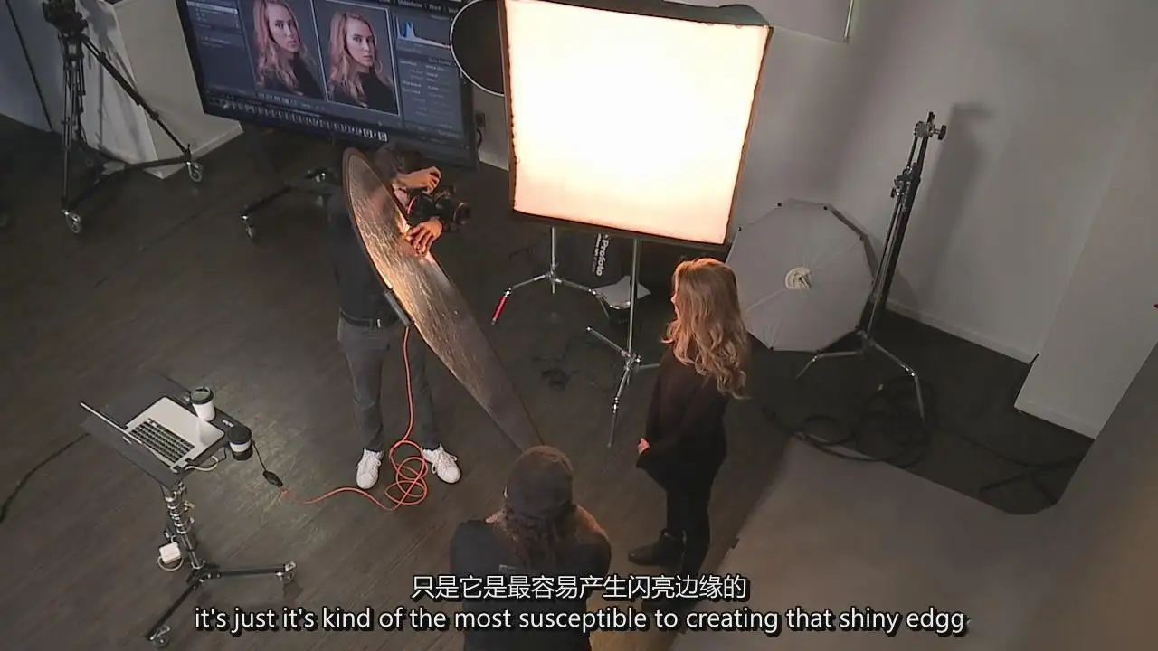 图片[11]-摄影师Chris Knight 一盏灯一个反光板掌握人像布光教程-中英字幕-美夕摄影