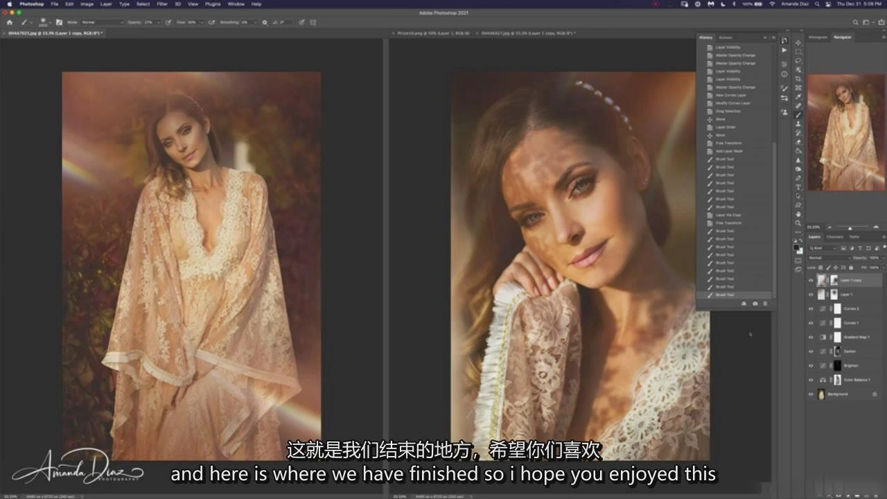 图片[16]-Amanda Diaz-柔和复古浪漫人像摄影及后期大师班教程-中英字幕