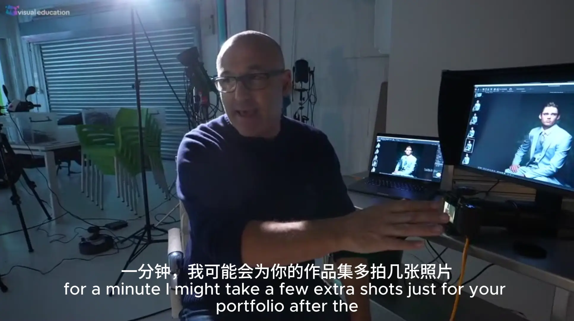 图片[7]-卡尔·泰勒Karl Taylor DIY画布背景男性肖像拍摄完整教程-中英字幕-美夕摄影
