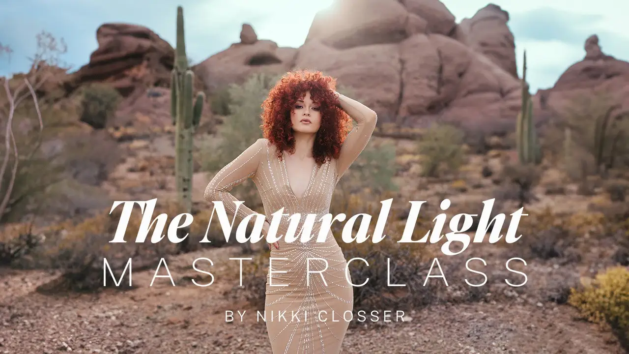 Nikki Closser自然光人像摄影大师班18个案例完整教程-中英字幕-美夕摄影