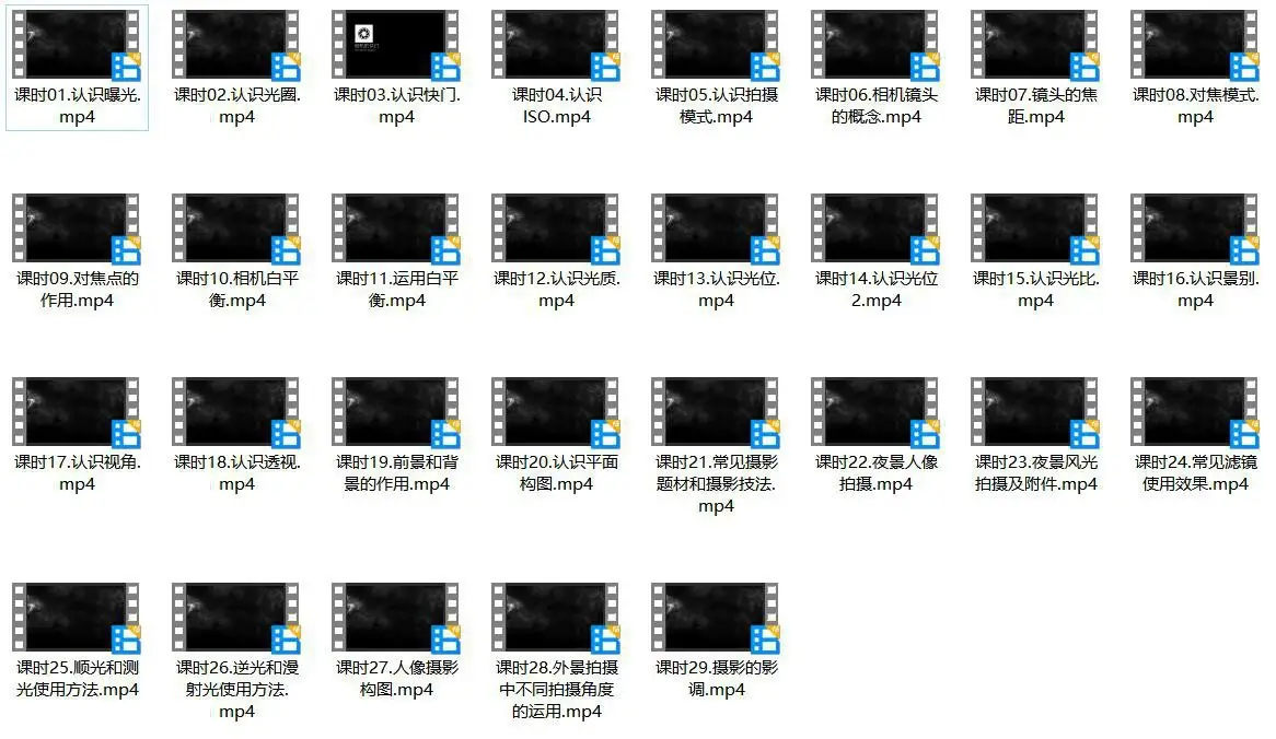 图片[2]-菜鸟摄影入门零基础理论课程（29课时完整版）-美夕摄影