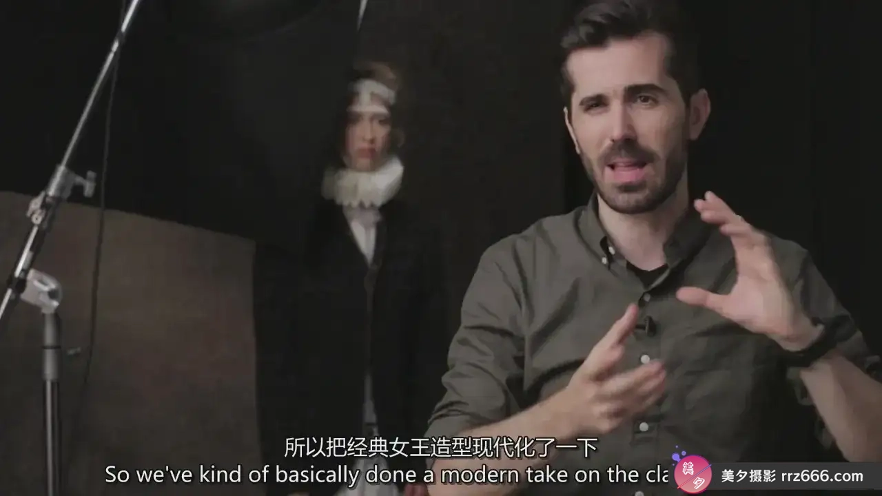 图片[14]-Chris Knight 寻找伦勃朗古典肖像摄影布光教程-独家精翻中英字幕-美夕摄影