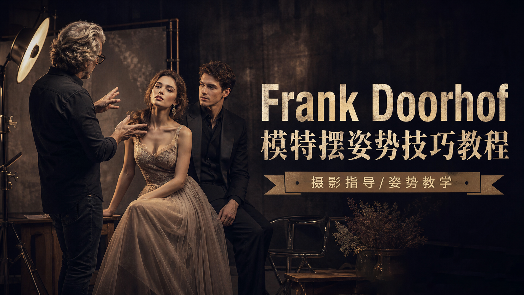 Frank Doorhof-如何引导男女模特摆姿势技巧教程-独家精翻中英字幕-美夕摄影