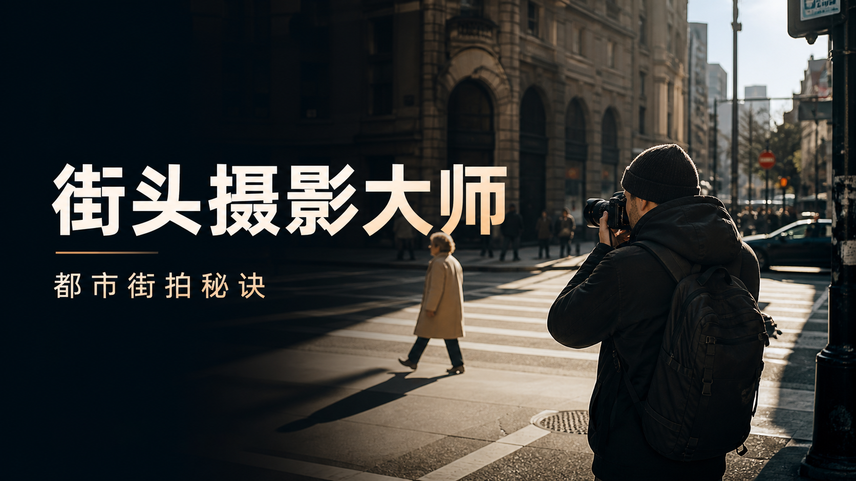 街头摄影大师-拍摄惊艳的都市街头照片秘诀完整课程-独家精翻中英字幕-美夕摄影