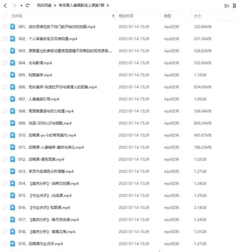 图片[4]-李觅青人像摄影线上课第7期摄影前期级后期中文教程-美夕摄影