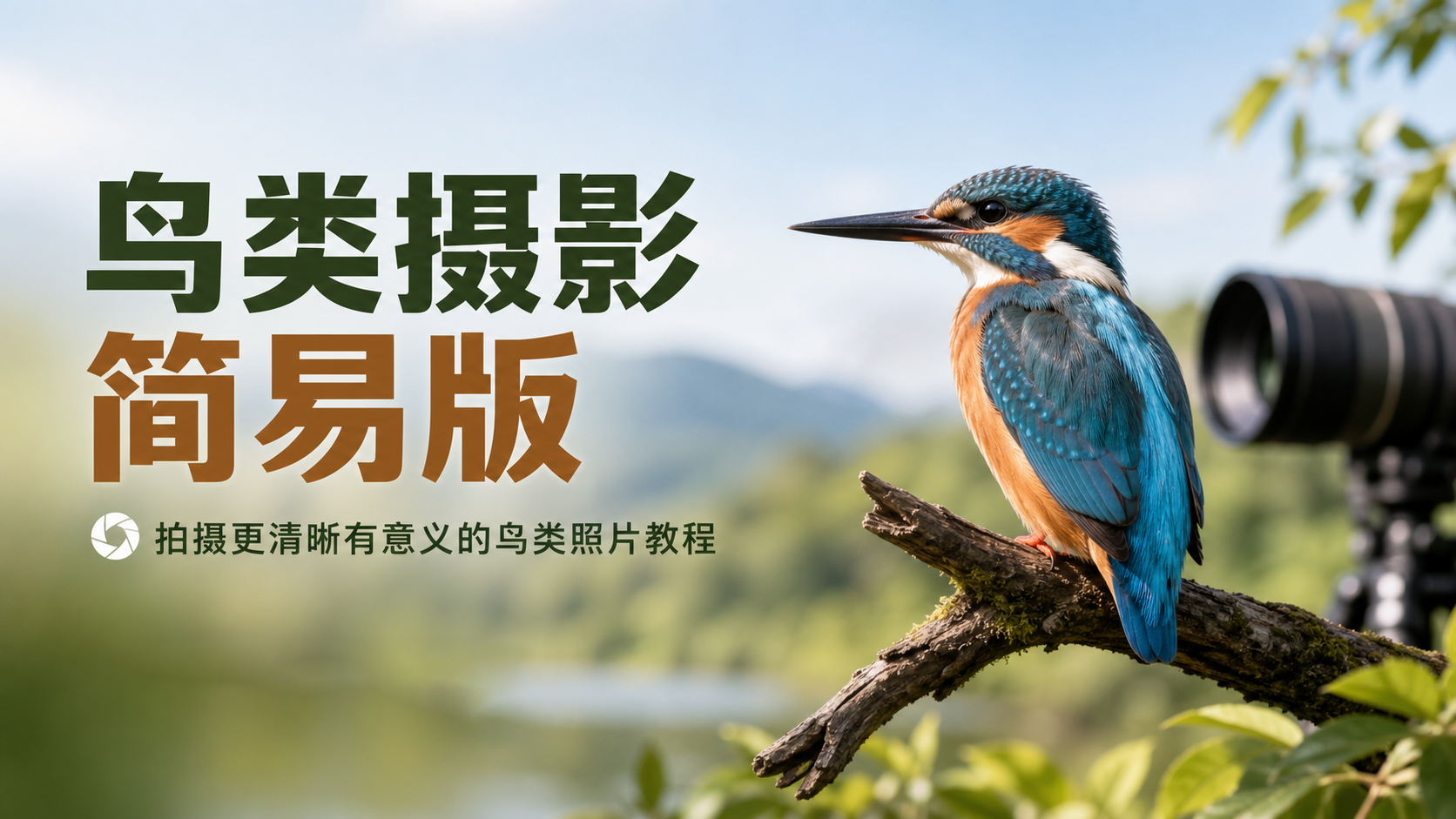 鸟类摄影简易版-拍摄更清晰有意义的鸟类照片教程-独家精翻中英字幕-美夕摄影