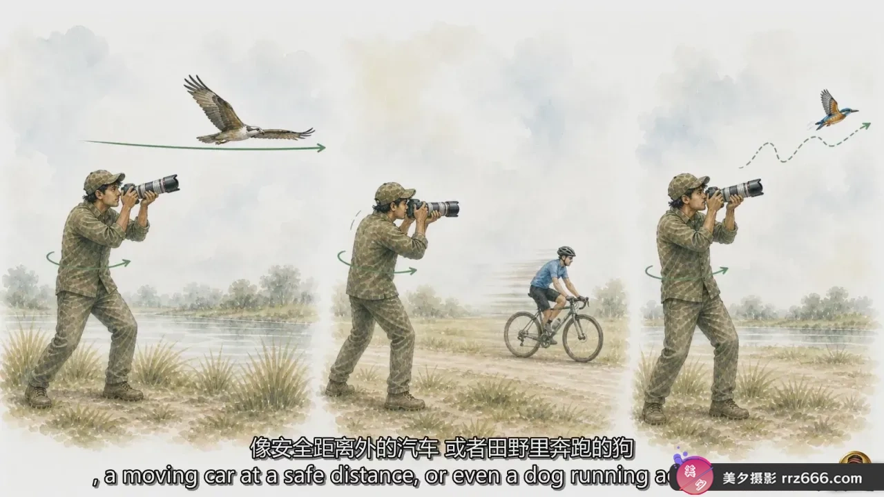 图片[6]-鸟类摄影简易版-拍摄更清晰有意义的鸟类照片教程-独家精翻中英字幕-美夕摄影