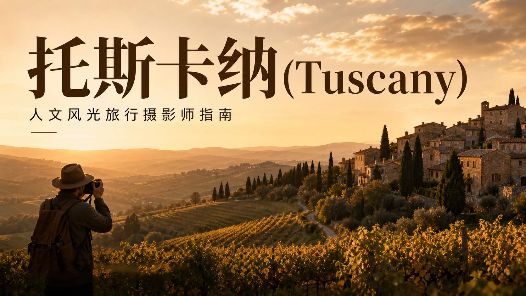 托斯卡纳Tuscany-人文风光旅行摄影师完整指南教程-独家精翻中英字幕-美夕摄影