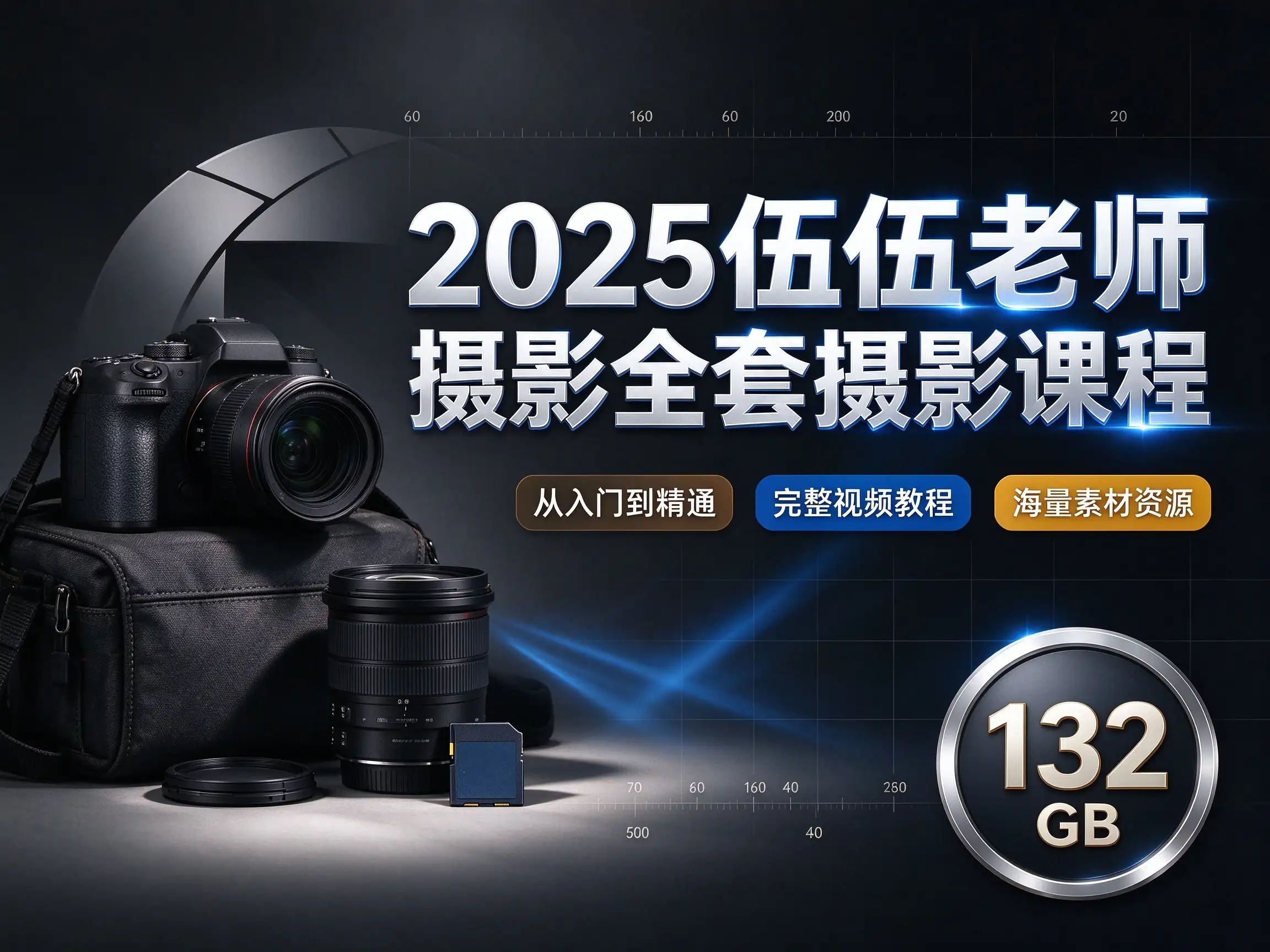 2025伍伍老师摄影全套课程-中文课程-美夕摄影