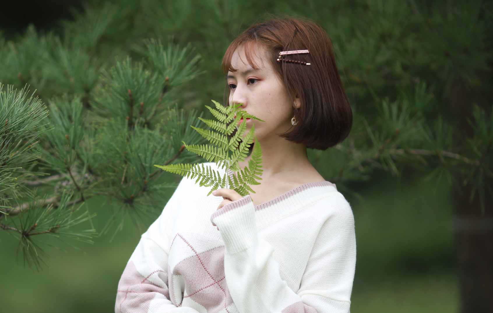 13张夏天田园美女清新RAW原图CR2格式人像调色练习素材-美夕摄影