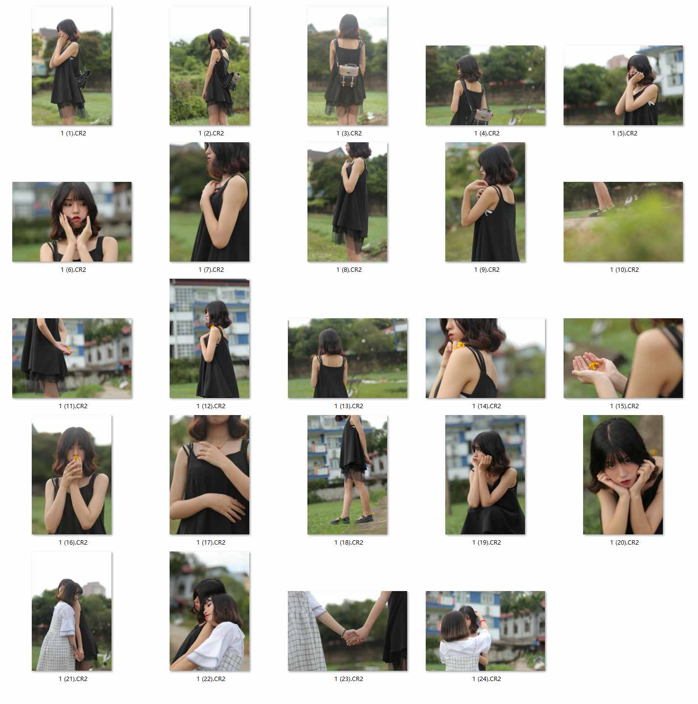 图片[2]-24张黑魅少女闺蜜约拍RAW原图CR2格式人像调色练习素材-美夕摄影