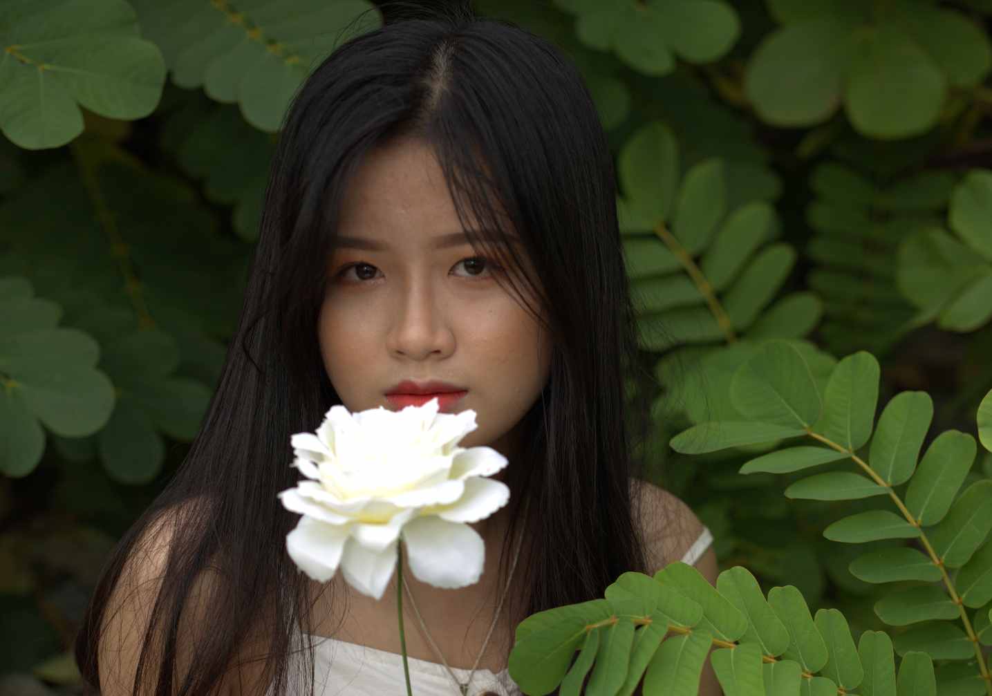 43张美少女户外写真RAW原片CR2格式人像精修调色练习素材-美夕摄影